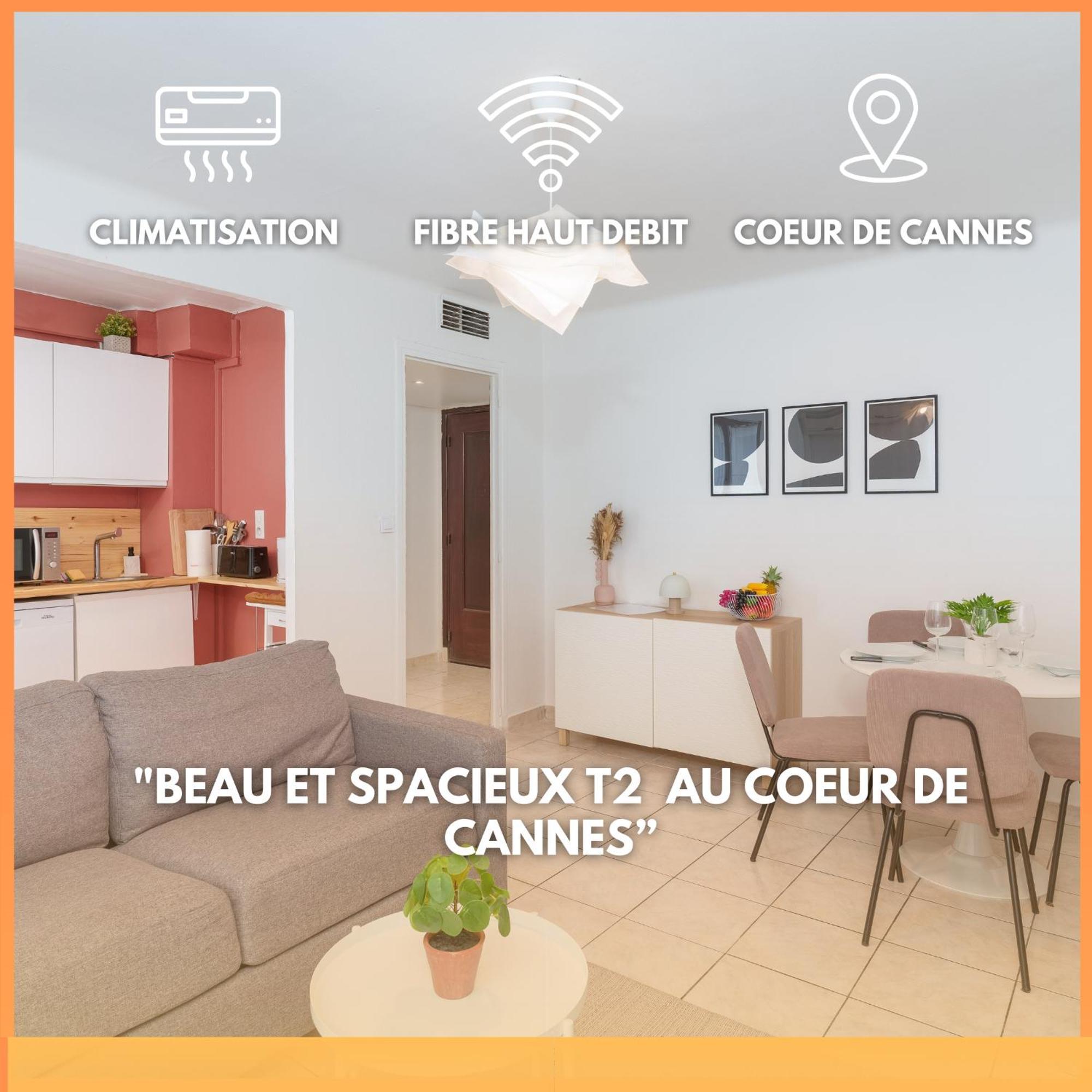 Le Gabin By Apirent #Centre-Ville #Climatisation #Wifi カンヌ エクステリア 写真